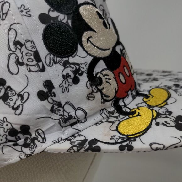 Mickey Mouse Snapback Hat Multi Adult 57-60cm Embroidered All Over Print - Picture 6 of 10